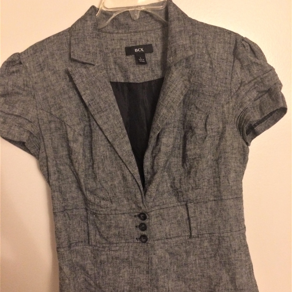 BCX Junior/Women Marled Cotton Blazer